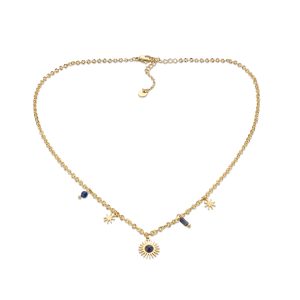 Collier Acier Inoxydable - Bleu Turquoise