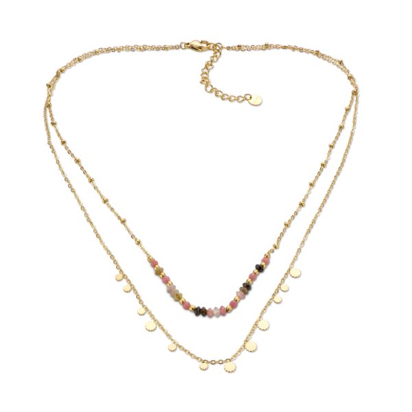 Collier Acier Inoxydable - Bleu Turquoise